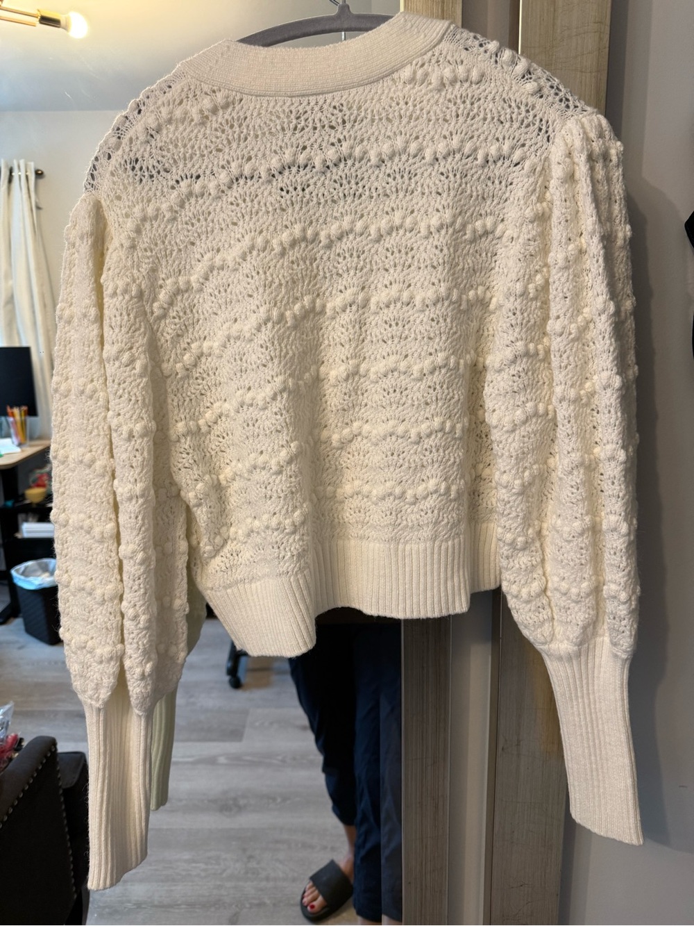 FARM Rio Open-Knit Button Cardigan - Picture 2 of 5